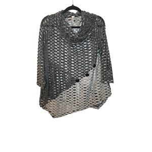 Lulu-B Black Mesh Tunic